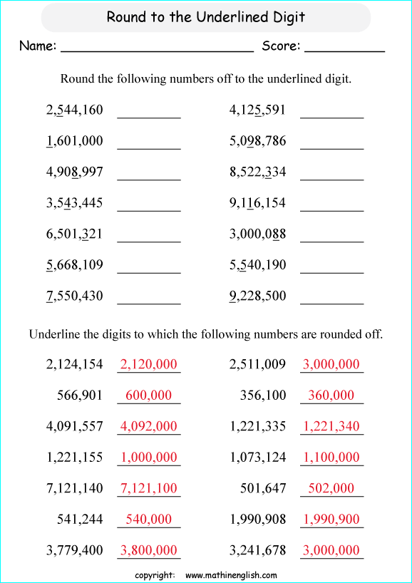 60+ Customizable Worksheets For Rounding Numbers 65