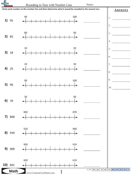 60+ Customizable Worksheets For Rounding Numbers 68