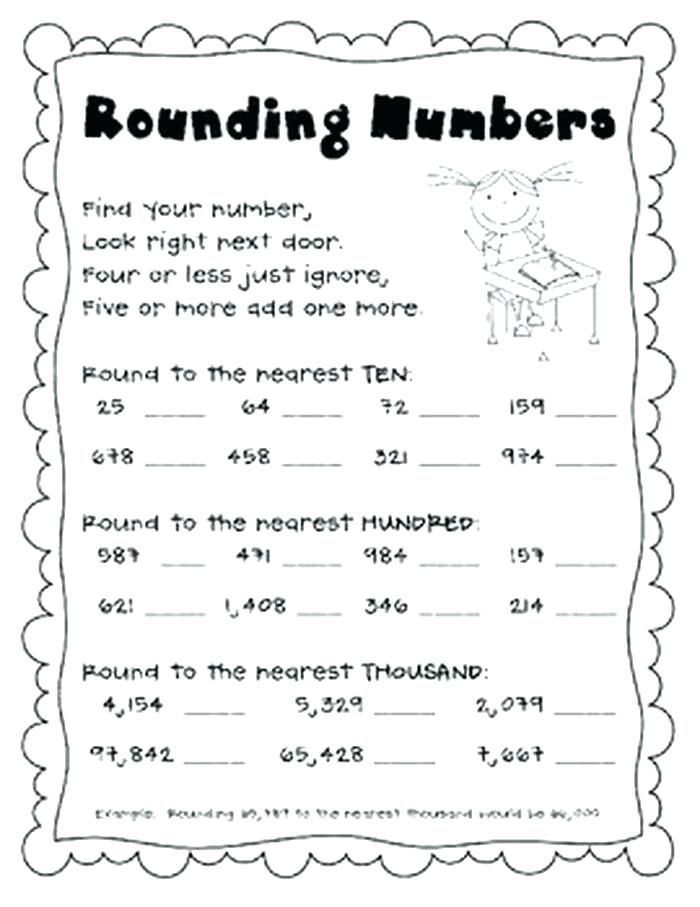 60+ Customizable Worksheets For Rounding Numbers 98