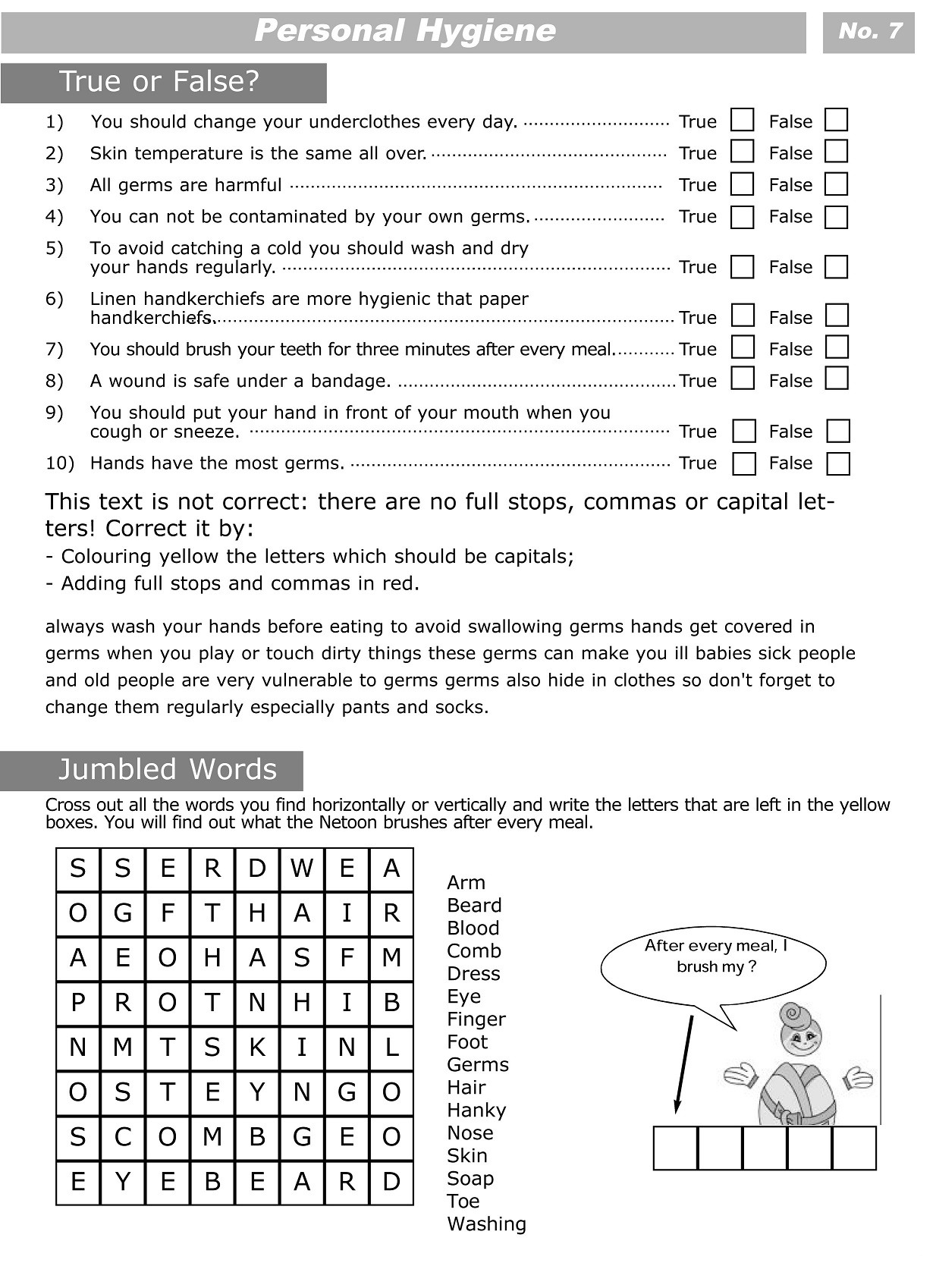 60+ Worksheets For Middle School 19