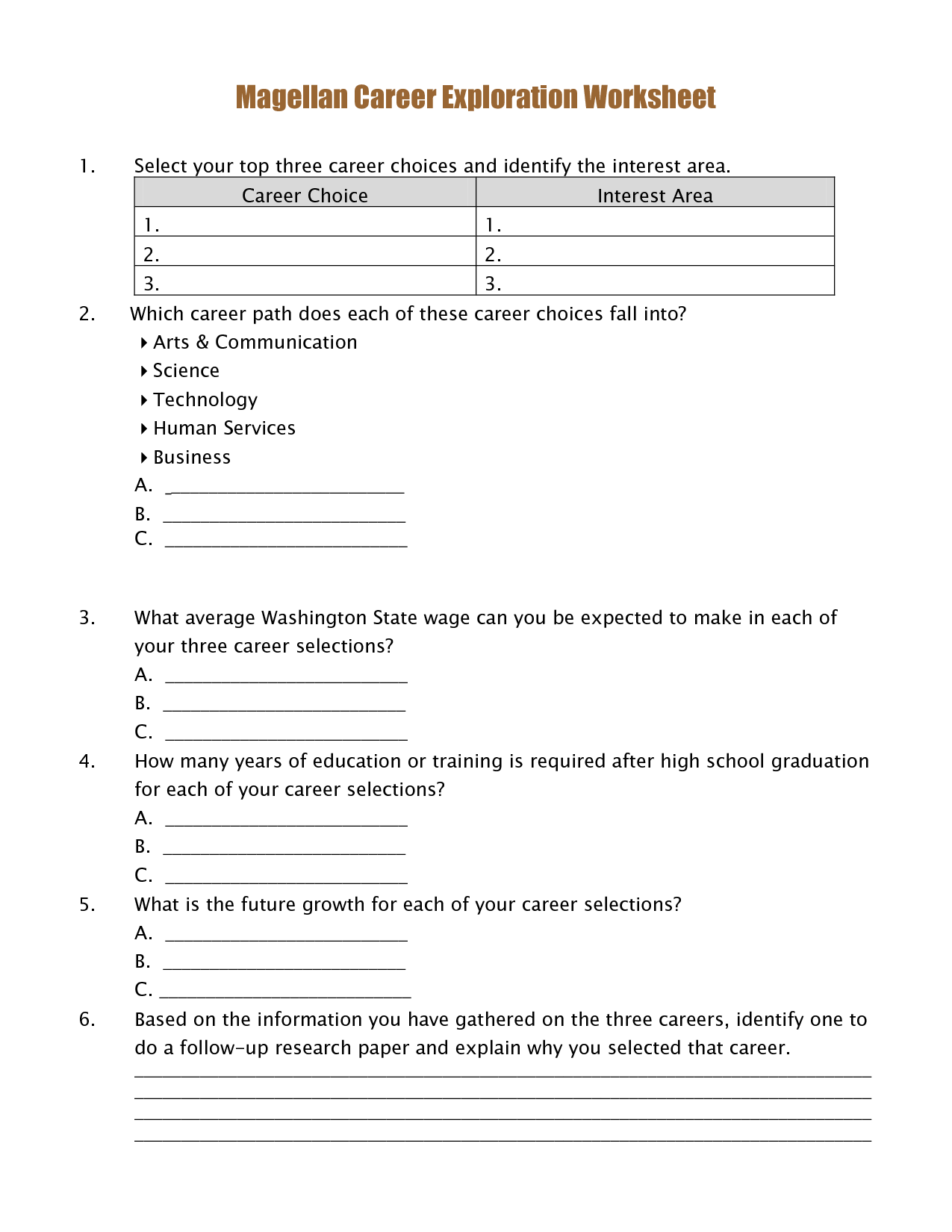 60+ Worksheets For Middle School 28