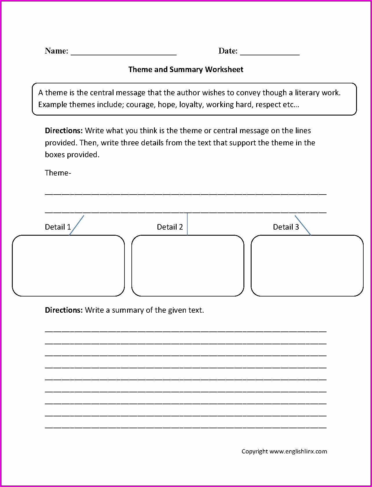 60+ Worksheets For Middle School 29