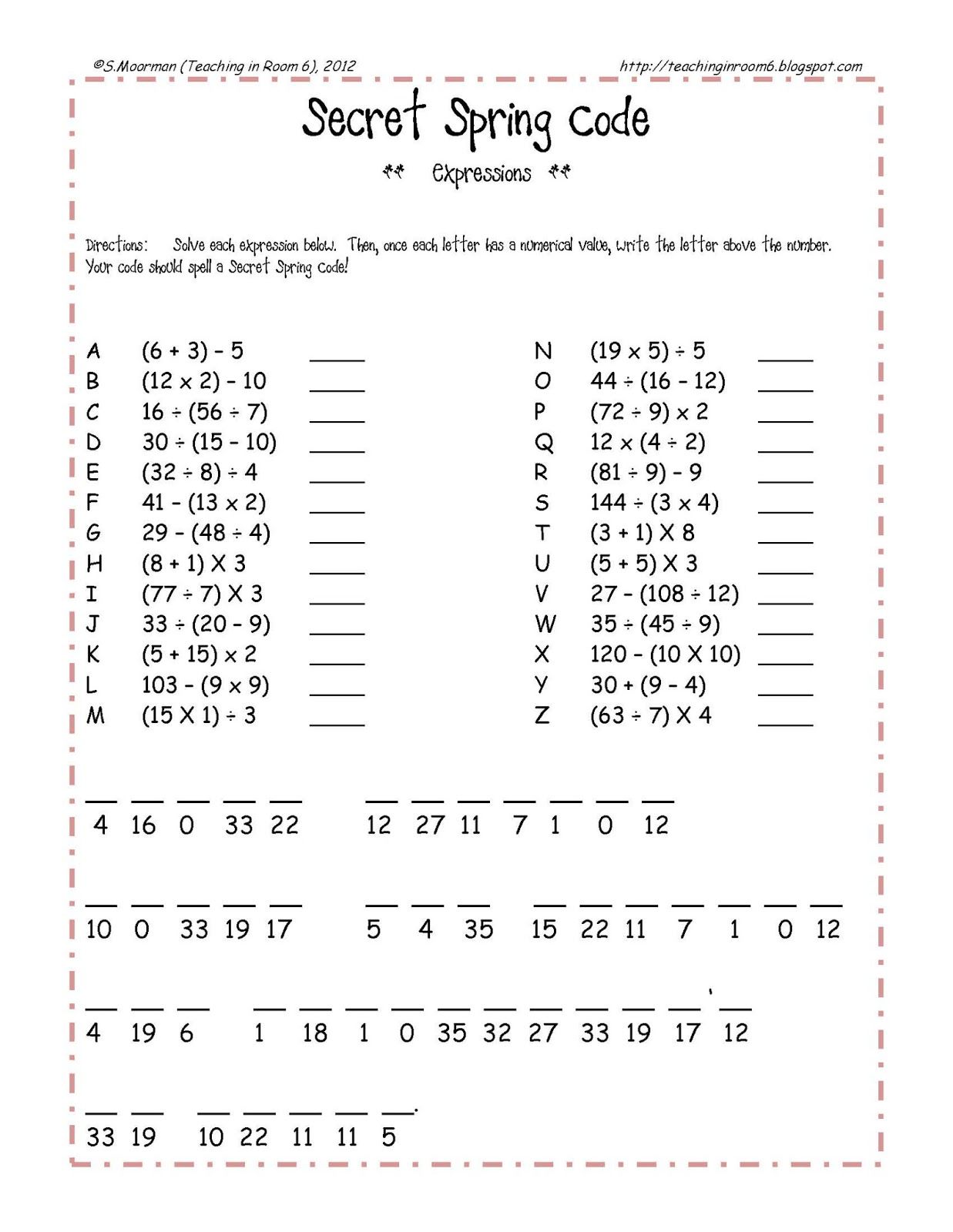 60+ Worksheets For Middle School 37