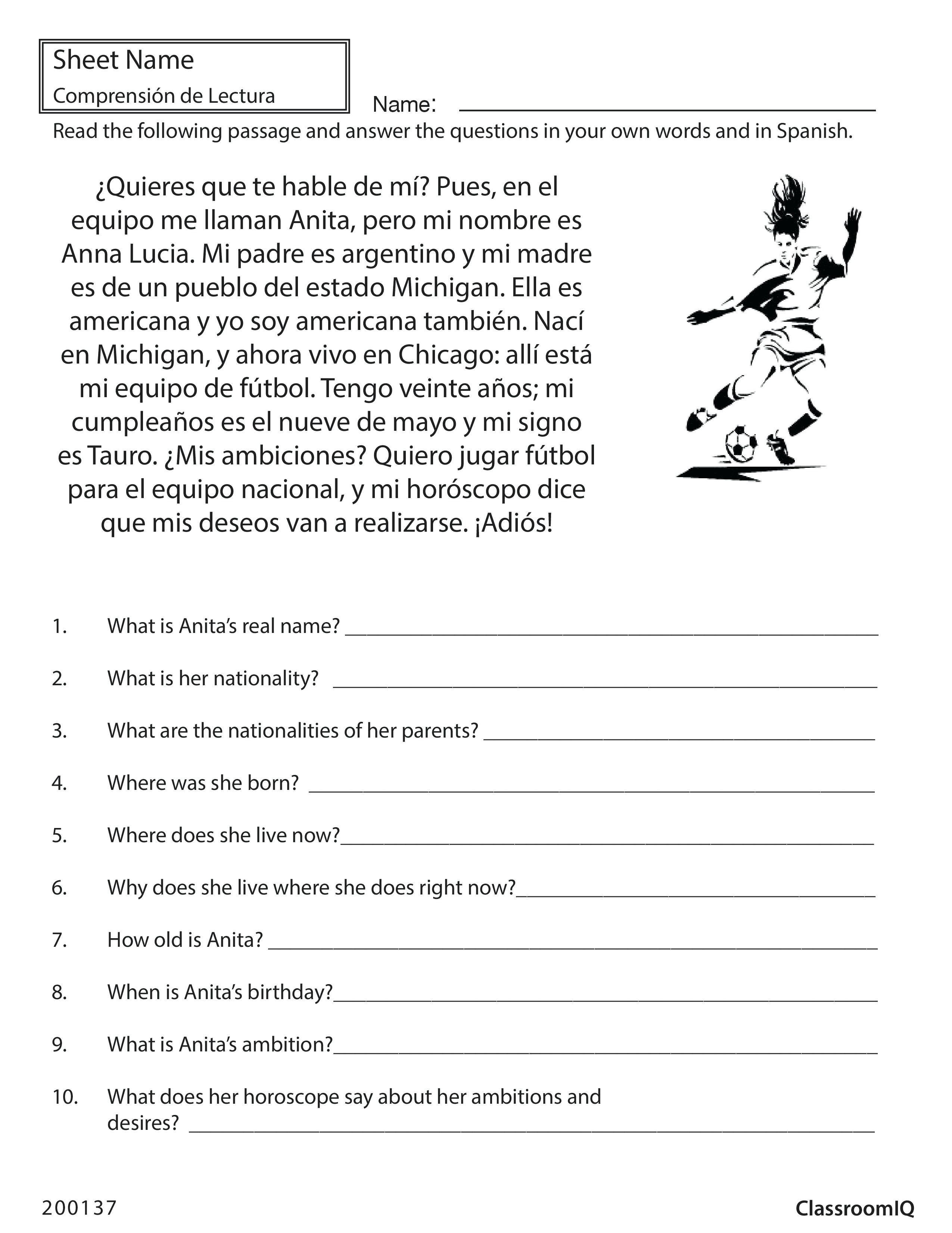 60+ Worksheets For Middle School 51