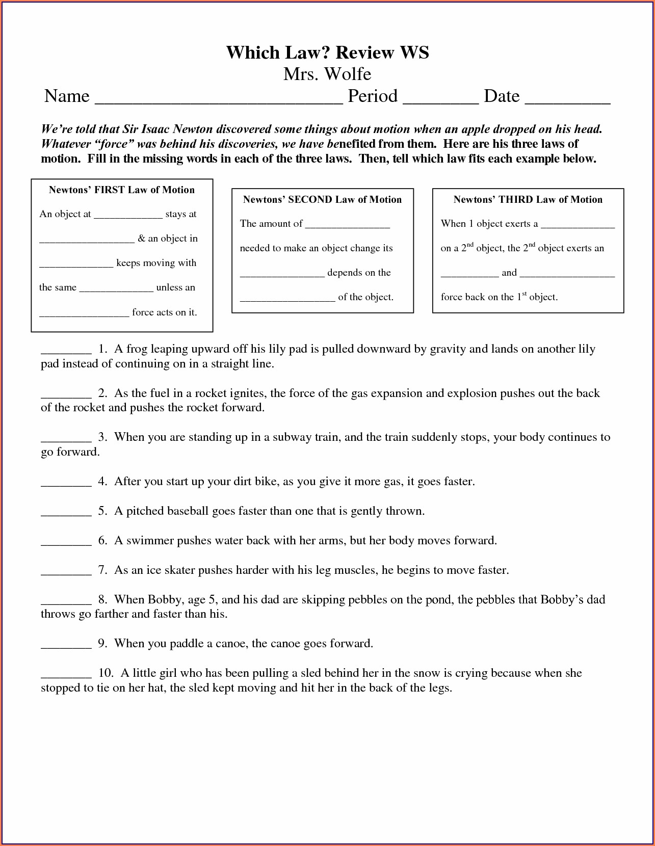 60+ Worksheets For Middle School 91