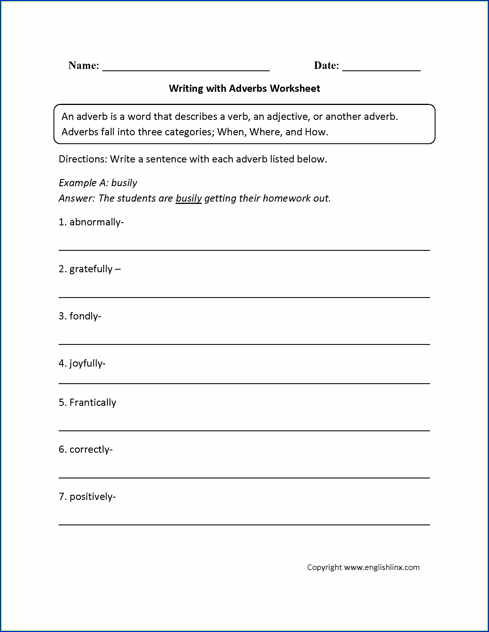 60+ Worksheets For Middle School 99