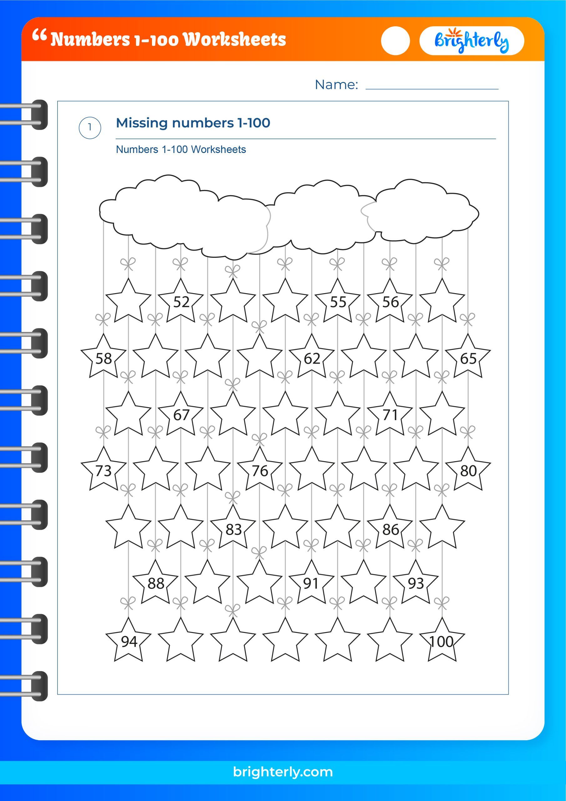 Best Worksheet With Numbers 1-100 11