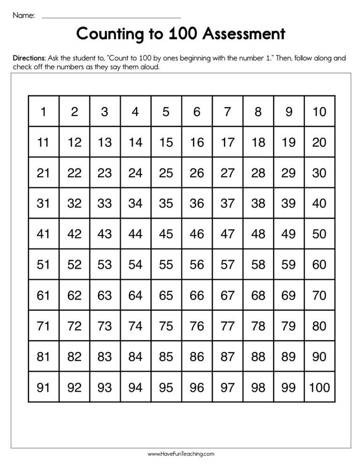 Best Worksheet With Numbers 1-100 29