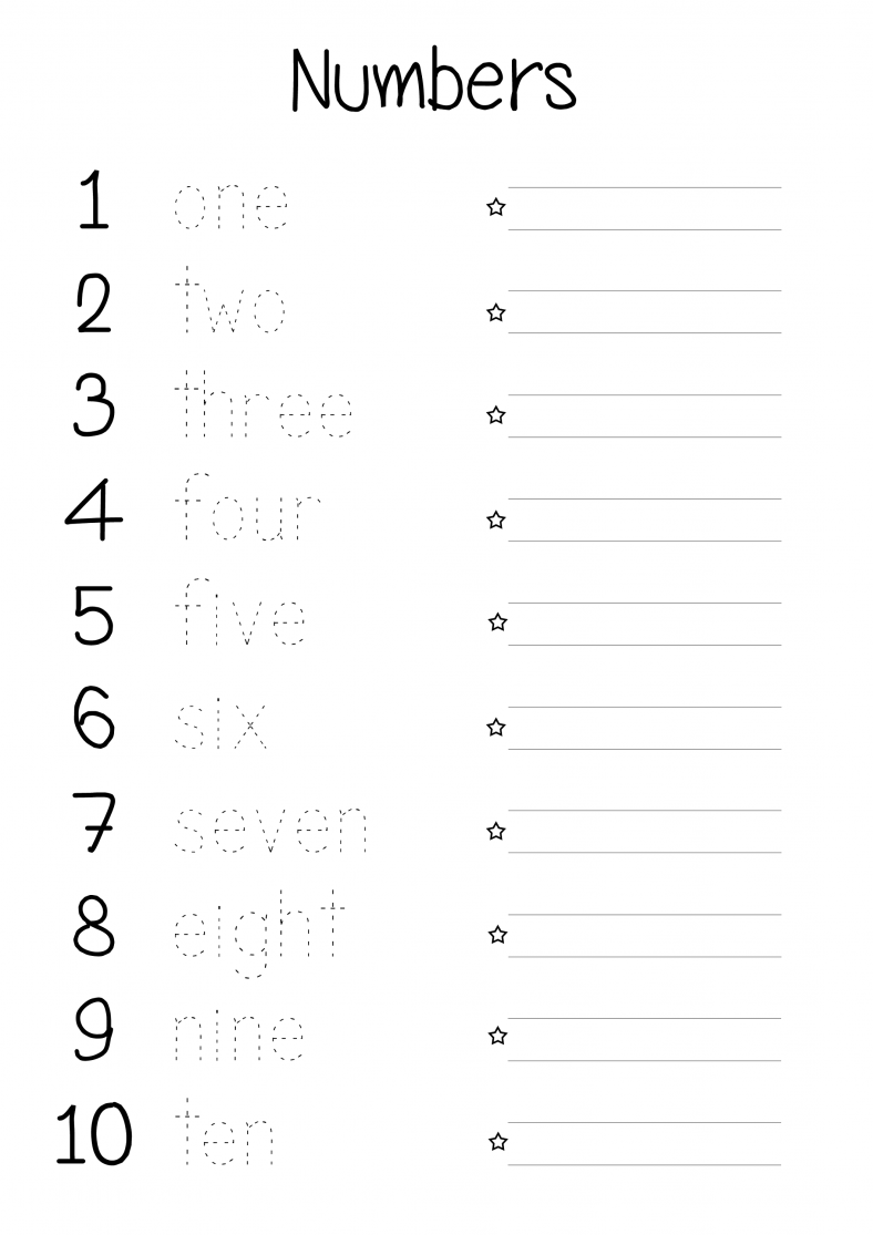 Blank 80+ Writing Numbers 1-25 Worksheet 14