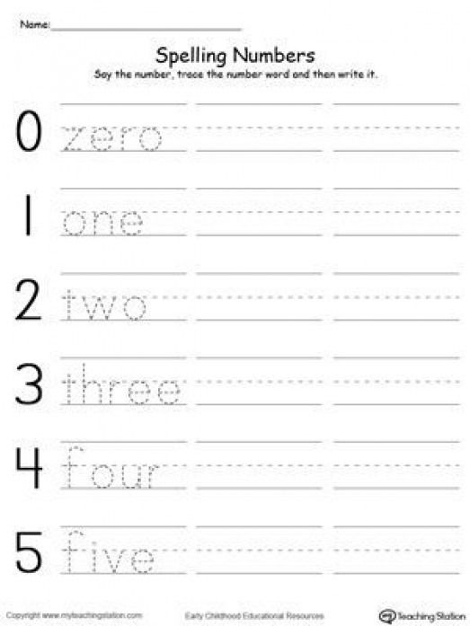 Blank 80+ Writing Numbers 1-25 Worksheet 25