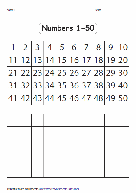 Blank 80+ Writing Numbers 1-25 Worksheet 44