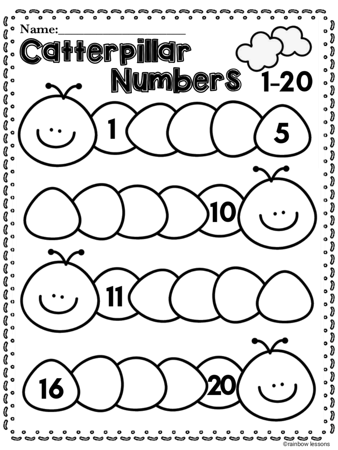 Blank 80+ Writing Numbers 1-25 Worksheet 57