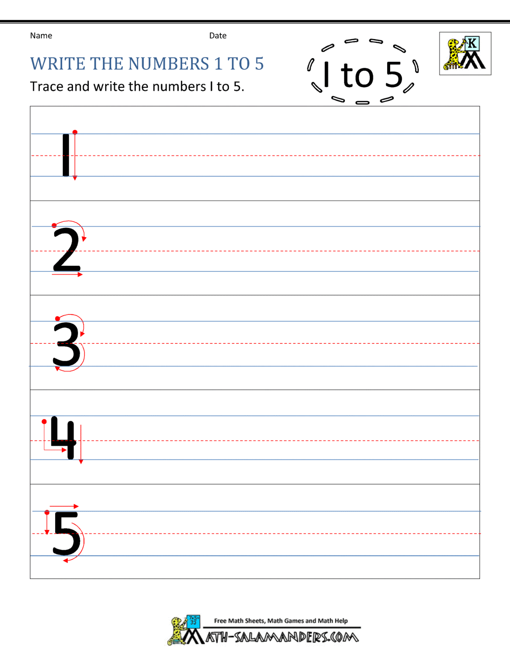 Blank 80+ Writing Numbers 1-25 Worksheet 60