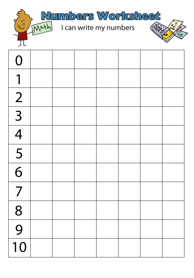 Blank 80+ Writing Numbers 1-25 Worksheet 63