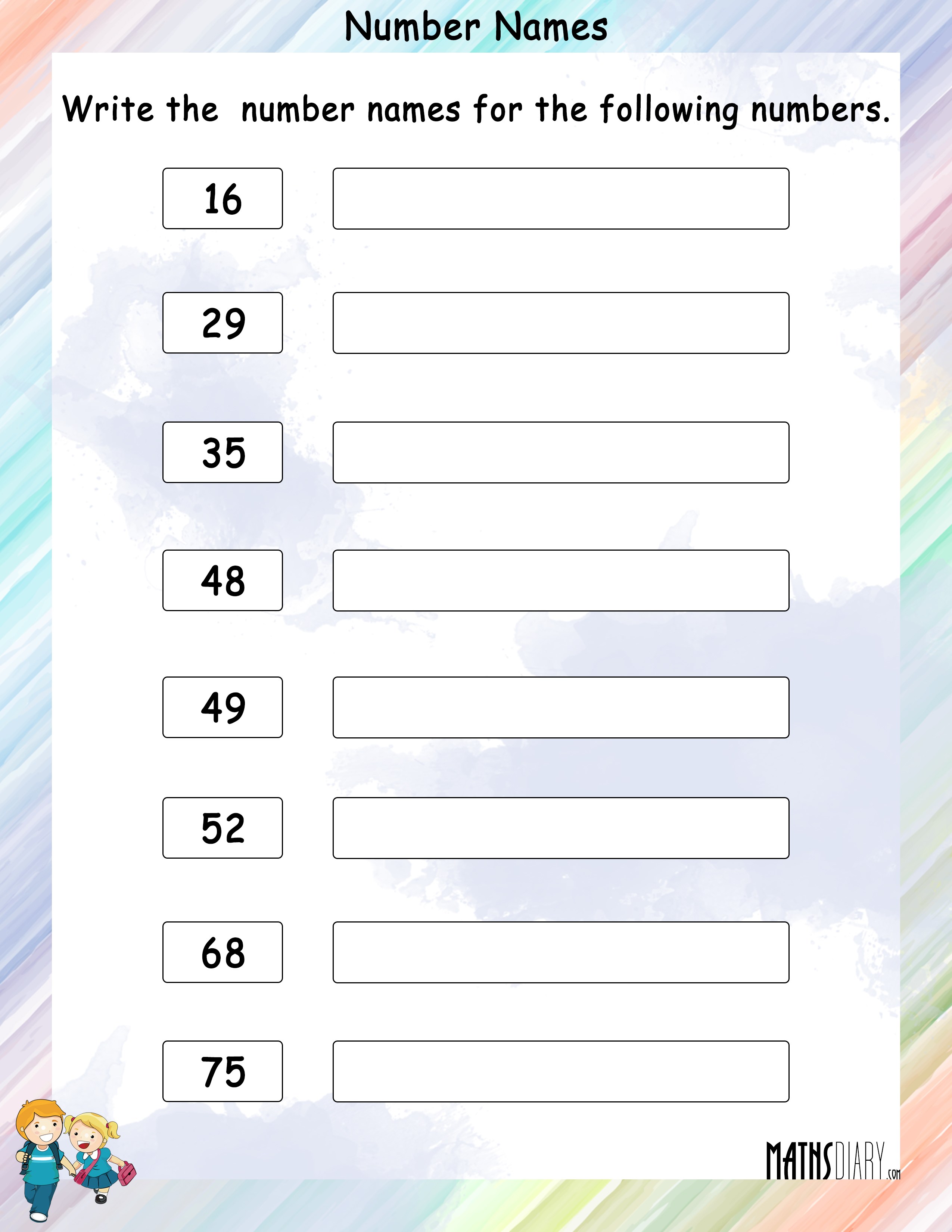 Blank 80+ Writing Numbers 1-25 Worksheet 82