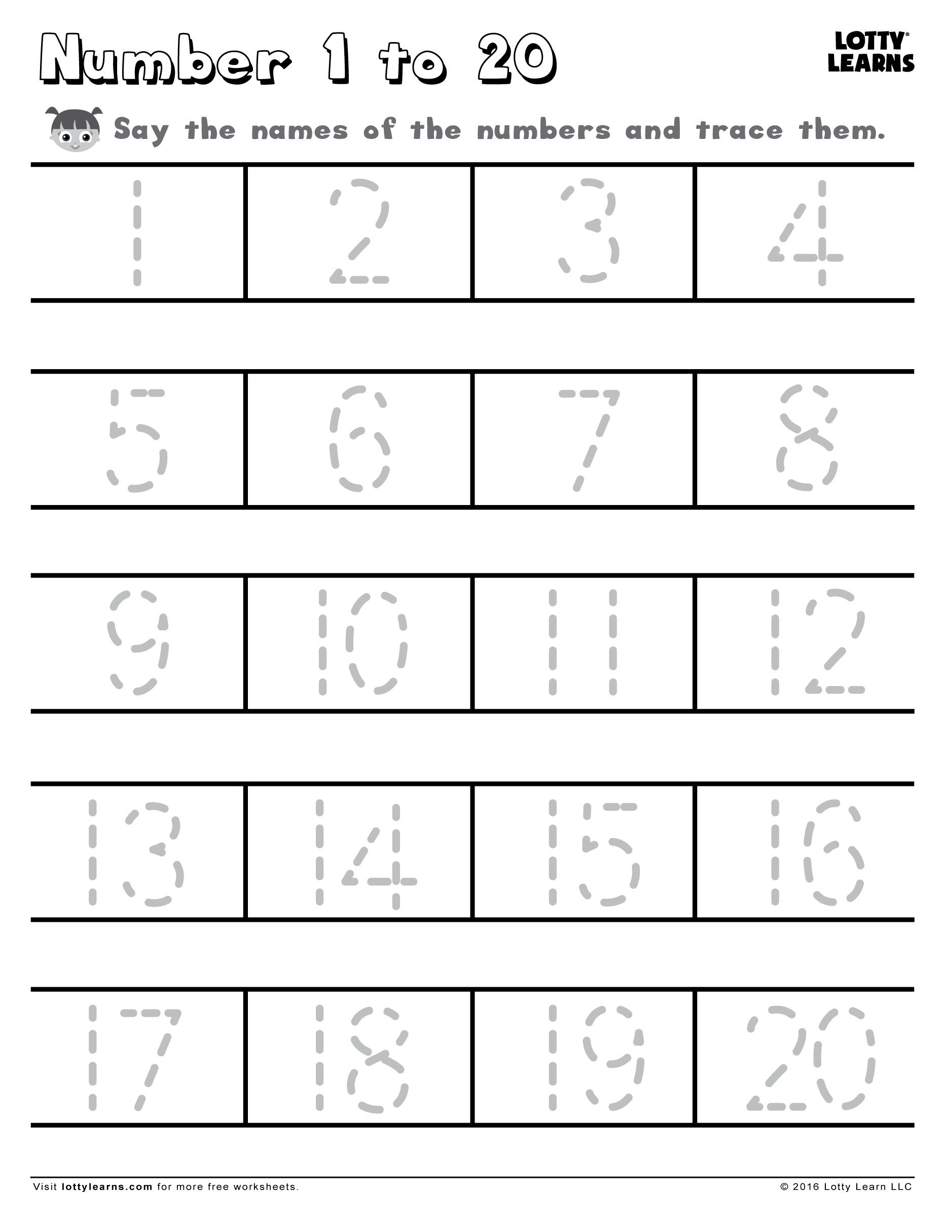 Blank 80+ Writing Numbers 1-25 Worksheet 83