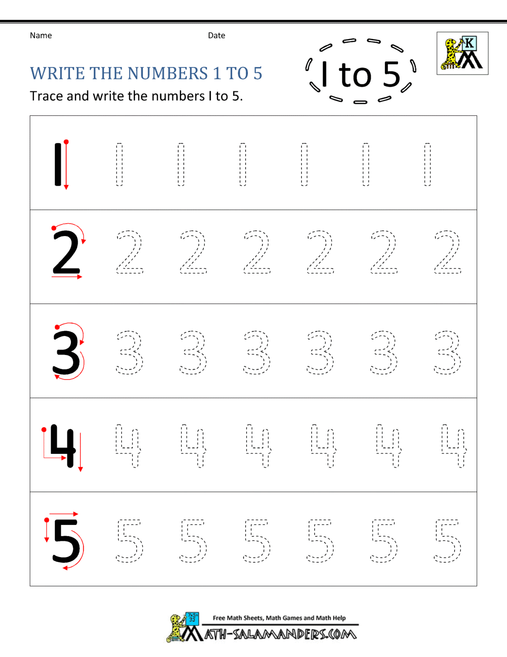 Blank 80+ Writing Numbers 1-25 Worksheet 87