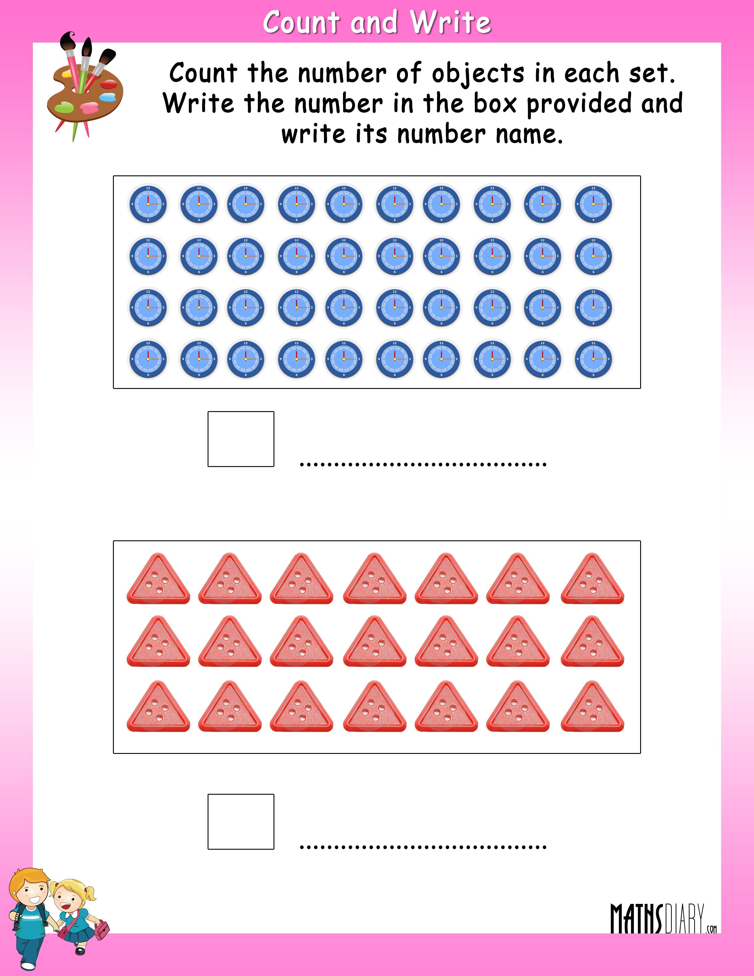 Blank 80+ Writing Numbers 1-25 Worksheet 90