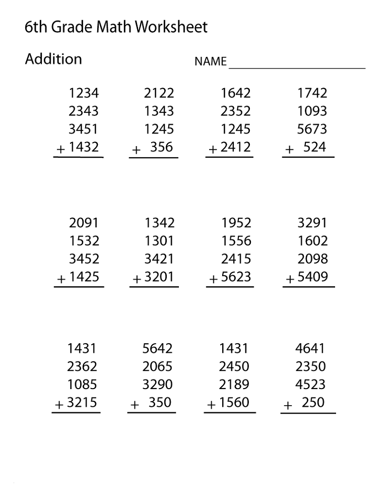 Interactive Worksheets For Sixth Graders 17