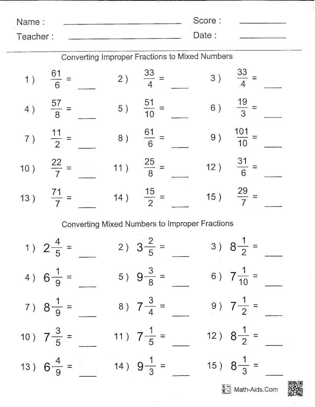 Interactive Worksheets For Sixth Graders 21