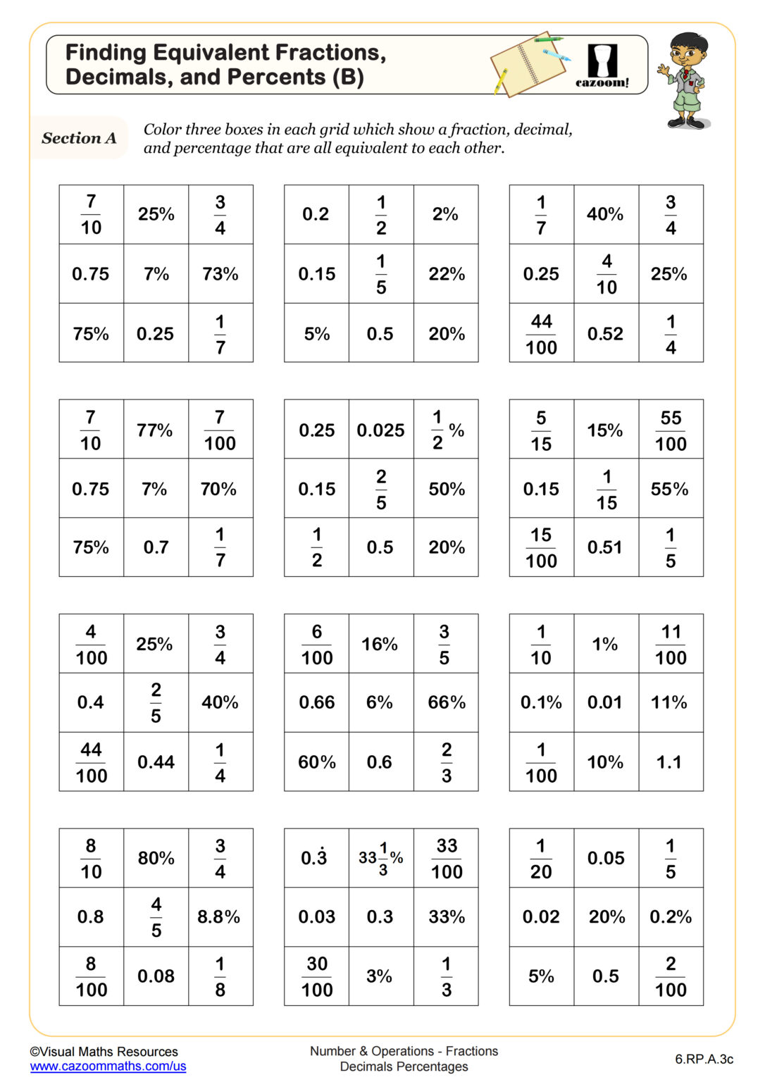 Interactive Worksheets For Sixth Graders 47