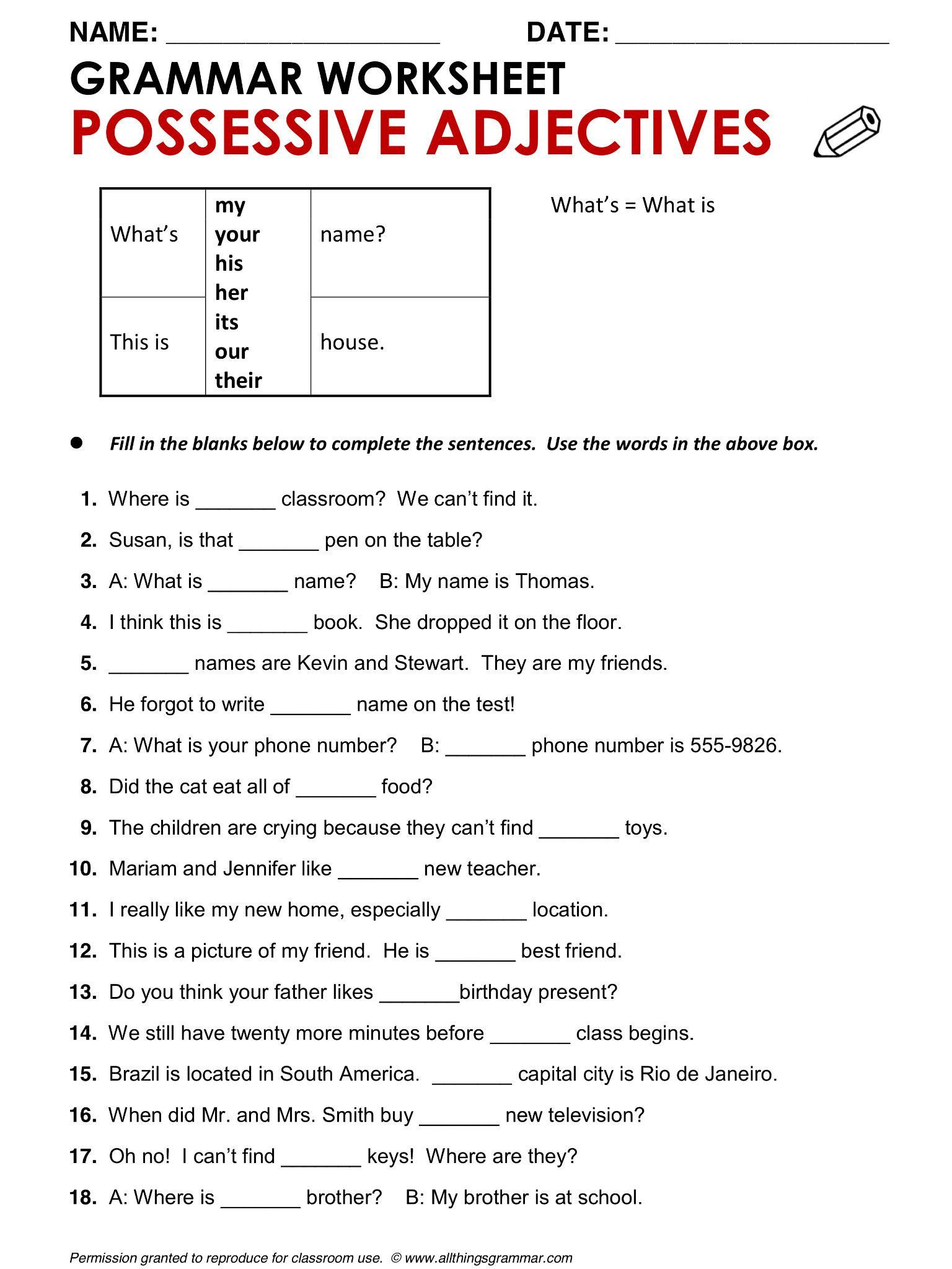 Interactive Worksheets For Sixth Graders 53