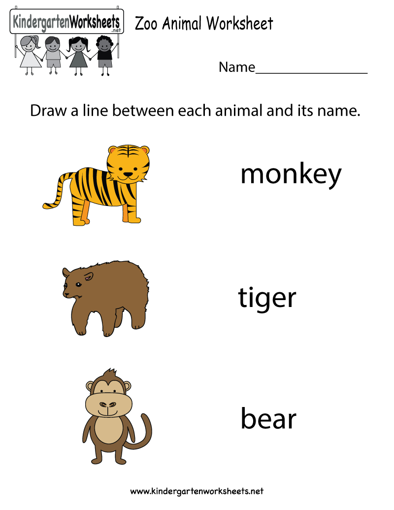 Printable Zoo Animals Worksheets Pdf 20