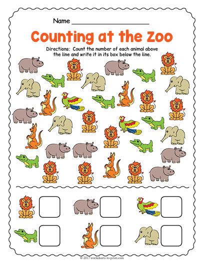 Printable Zoo Animals Worksheets Pdf 4