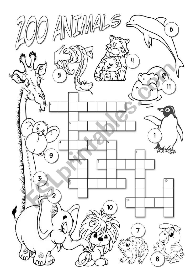 Printable Zoo Animals Worksheets Pdf 49