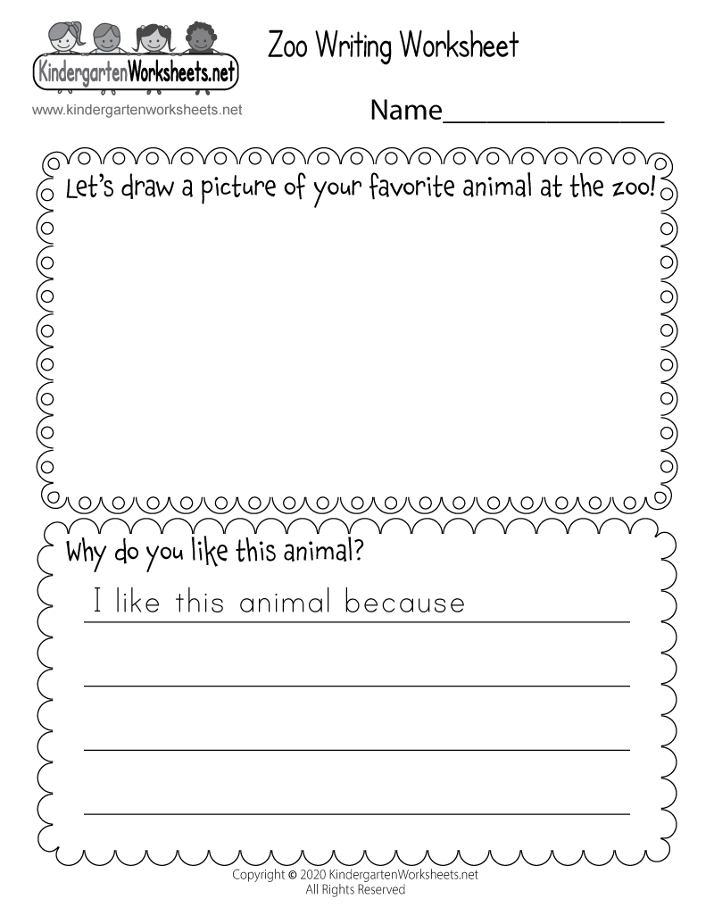 Printable Zoo Animals Worksheets Pdf 51