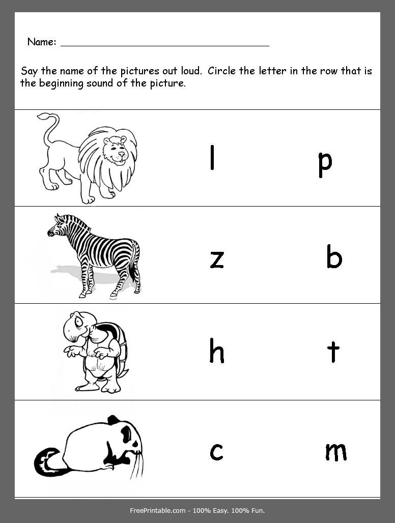 Printable Zoo Animals Worksheets Pdf 71