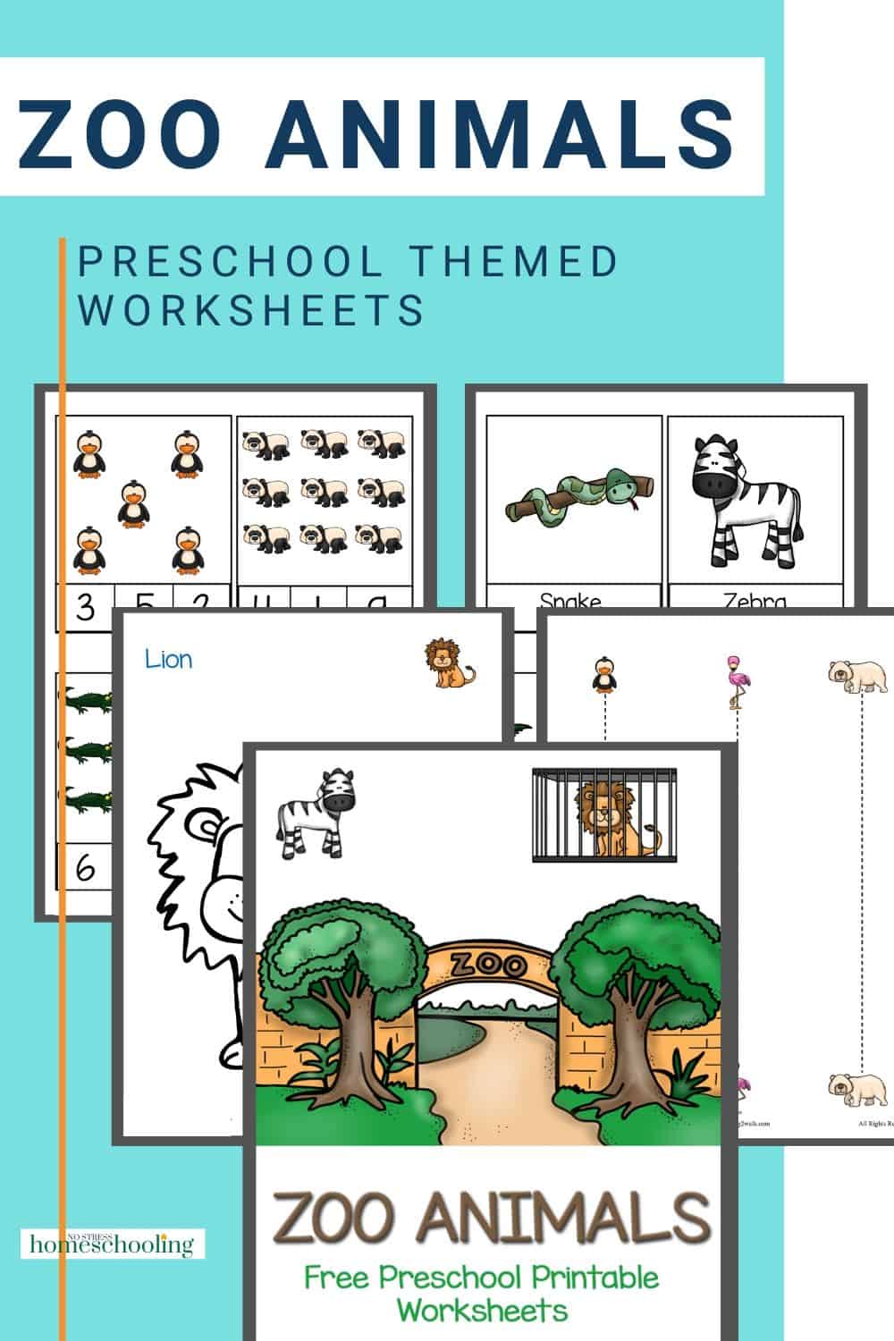 Printable Zoo Animals Worksheets Pdf 75