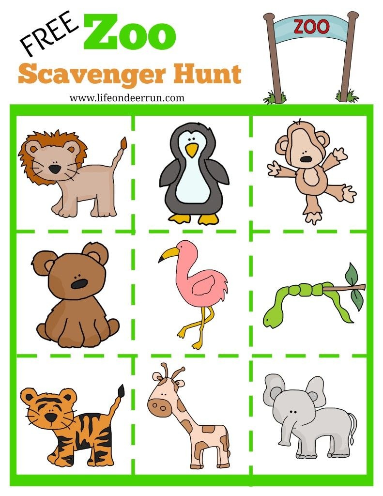 Printable Zoo Worksheets For Preschool 15