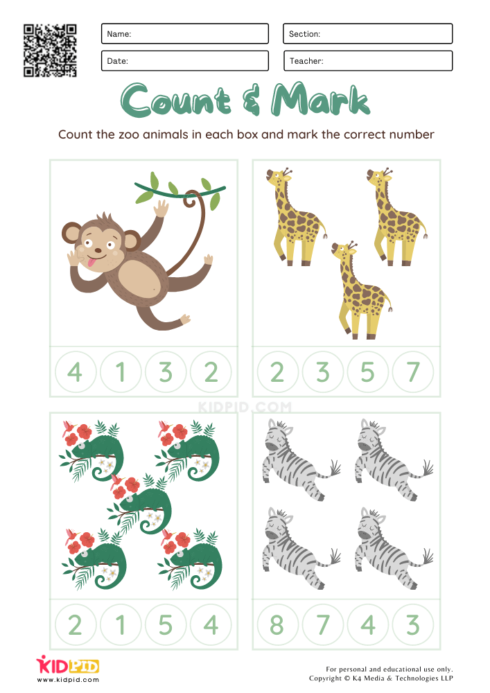 Printable Zoo Worksheets For Preschool 17