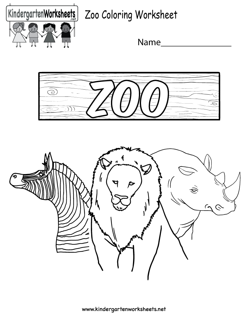 Printable Zoo Worksheets For Preschool 27