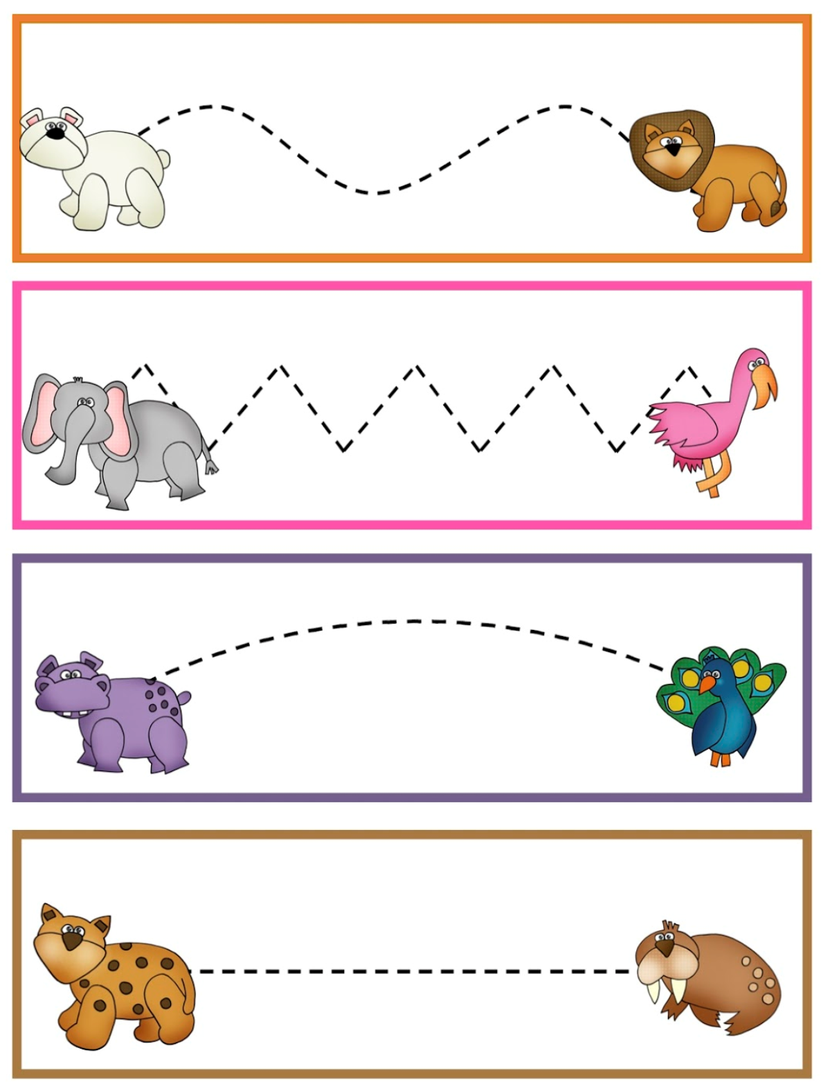 Printable Zoo Worksheets For Preschool 3