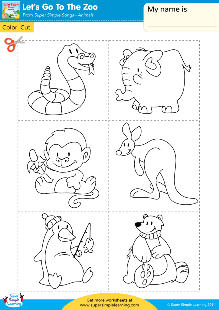 Printable Zoo Worksheets For Preschool 40