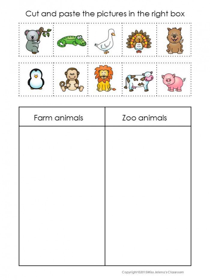 Printable Zoo Worksheets For Preschool 5