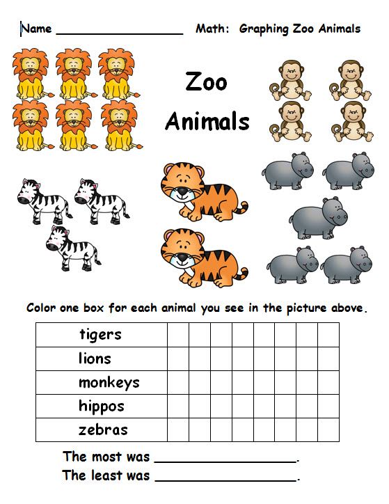 Printable Zoo Worksheets For Preschool 7