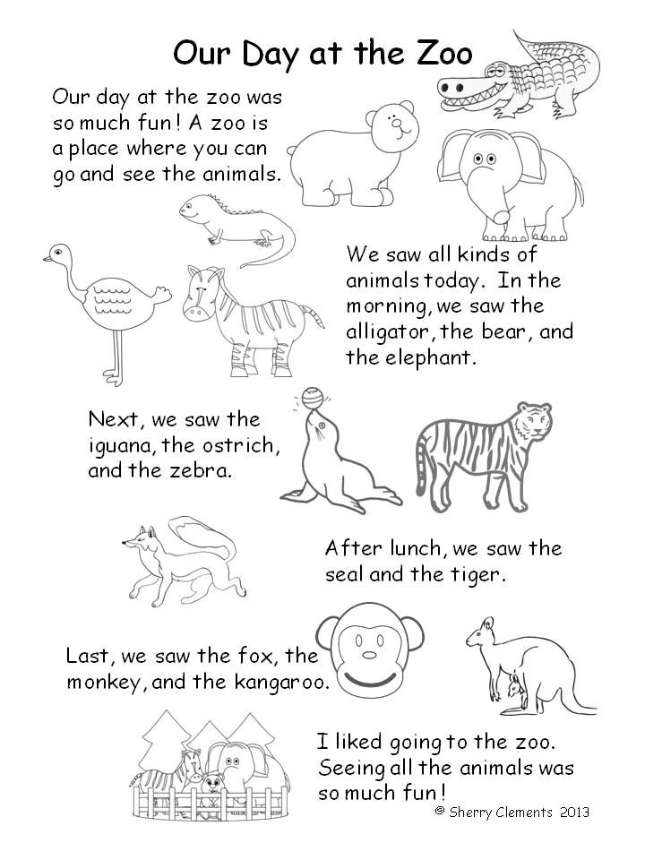 Printable Zoo Worksheets For Preschool 76