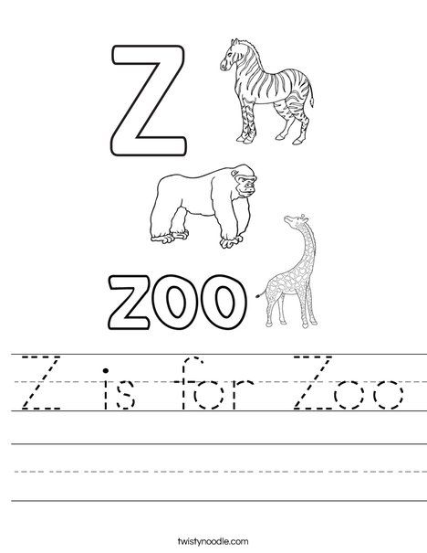 Printable Zoo Worksheets For Preschool 9