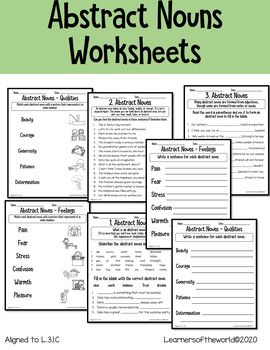 Worksheet On Abstract Nouns 43