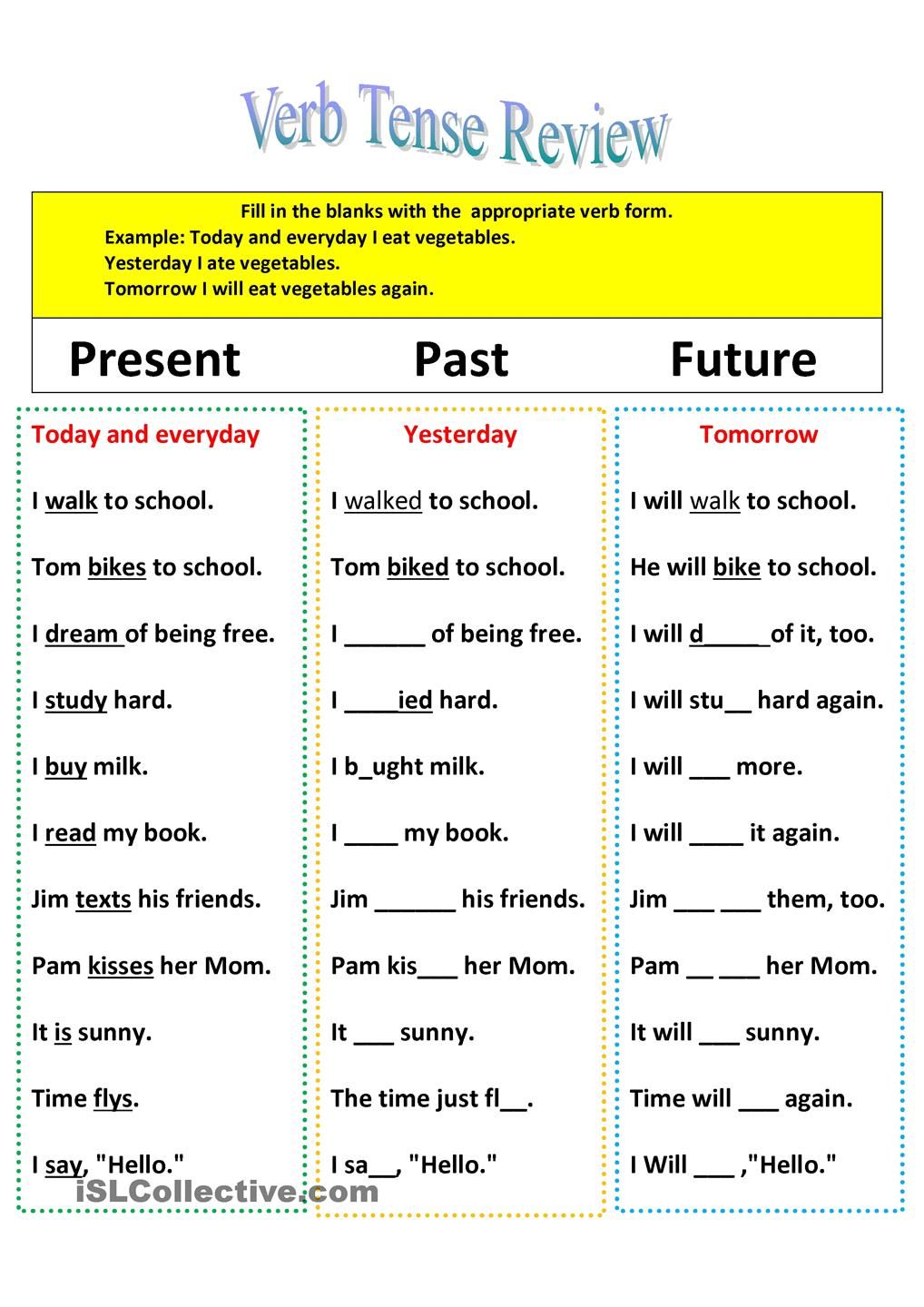 Worksheet On Future Tense 13