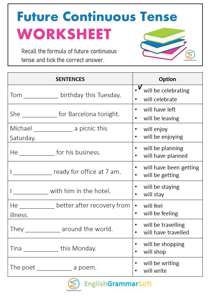 Worksheet On Future Tense 35