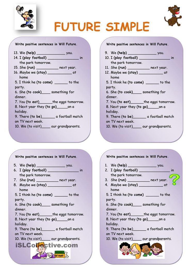 Worksheet On Future Tense 39