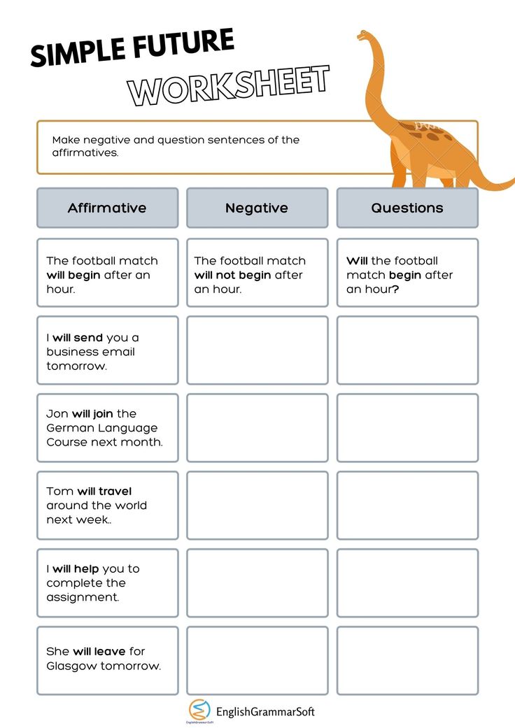 Worksheet On Future Tense 40