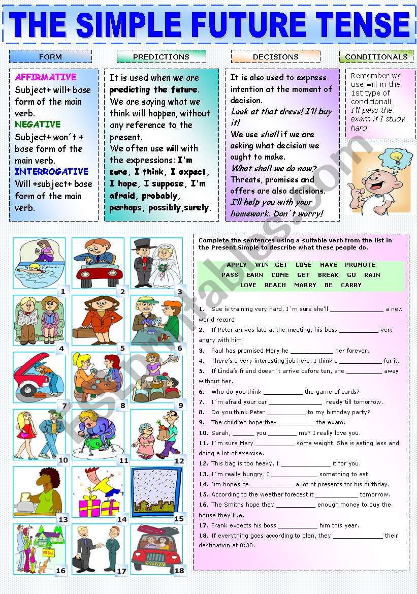 Worksheet On Future Tense 49