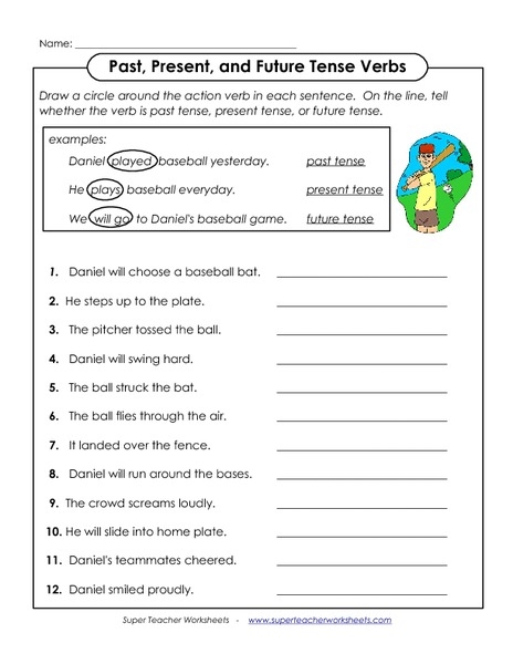 Worksheet On Future Tense 6