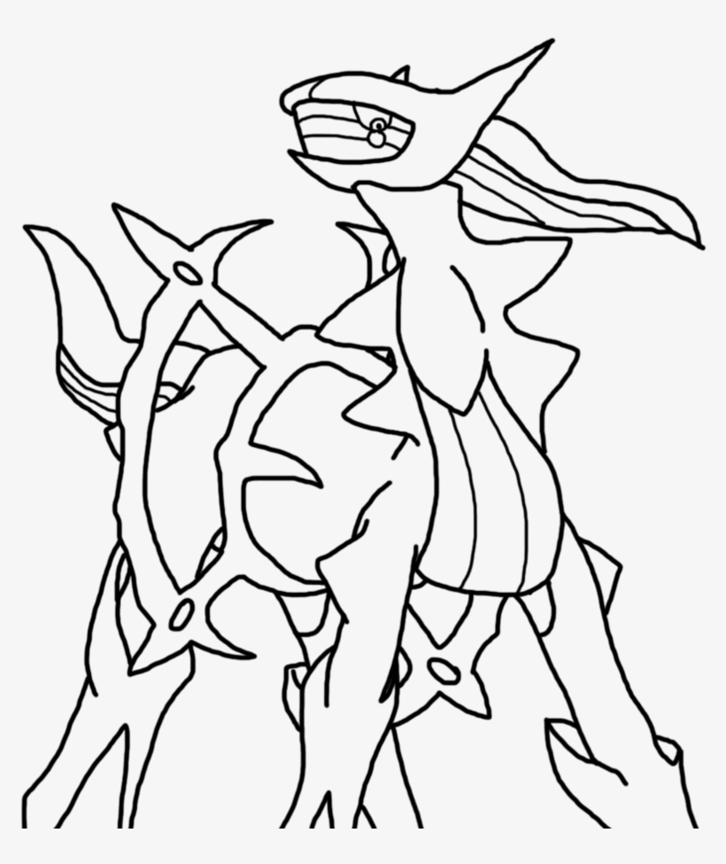 50 Arceus Pokemon Coloring Page 61