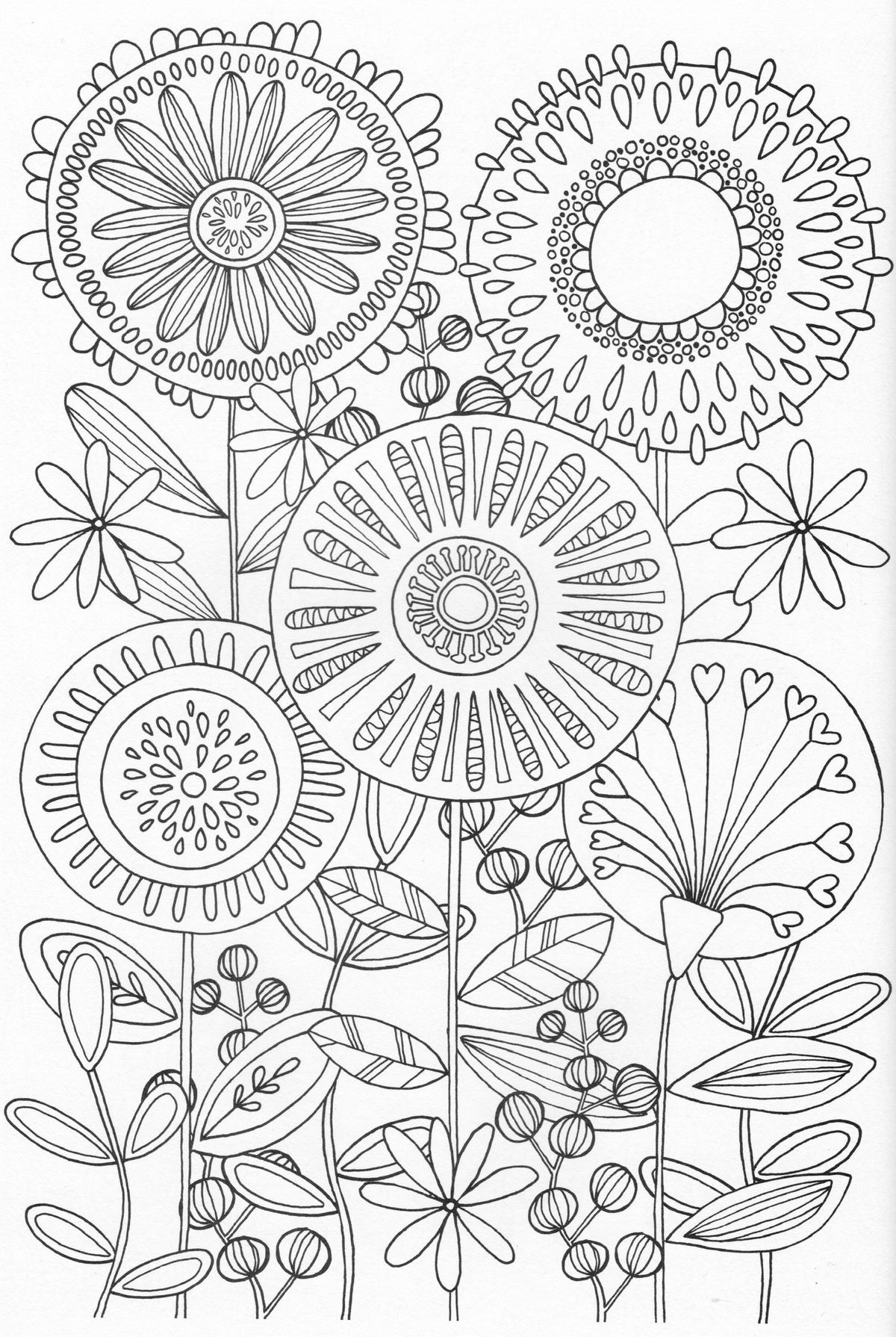 55 Adult Coloring Pages Online 36